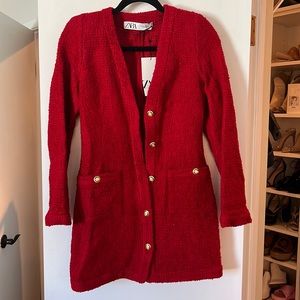 Zara button down dress